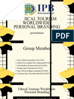 Ethical Tourism Worldwide Personal Branding