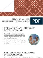 Hand-Out 6 Kebijaksanaan Ekonomi Internasional