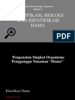 Kuliah 2_Klasifikasi, Biologi, Dan Identifikasi Hama