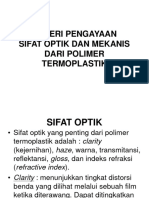 PSMTK 4 - Sifat Optik Dan Mekanis Dari Polimer Termoplastik