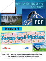 G9 Unit 4 Forces Motion