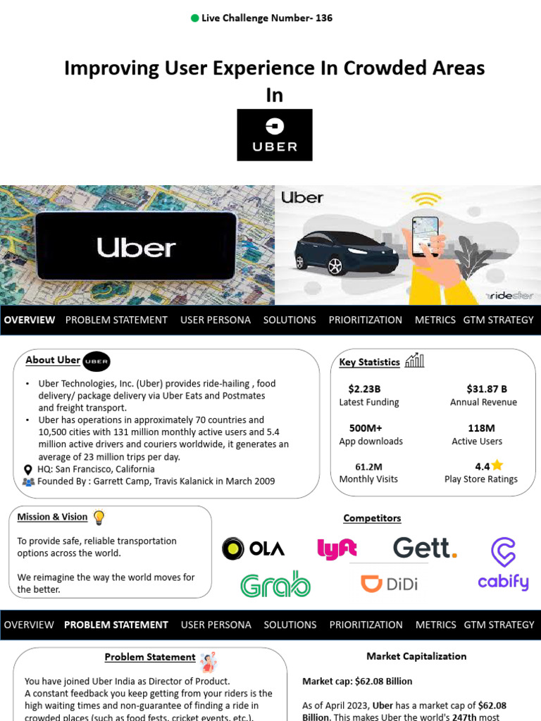 Enhancing Uber User Experience in Crowds | PDF