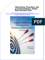 Integrated Advertising Promotion and Marketing Communications Global Edition Kenneth Clow Full Chapter
