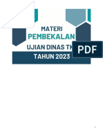 Kisi Kisi Ujian Dinas Tahun 2023 TK I