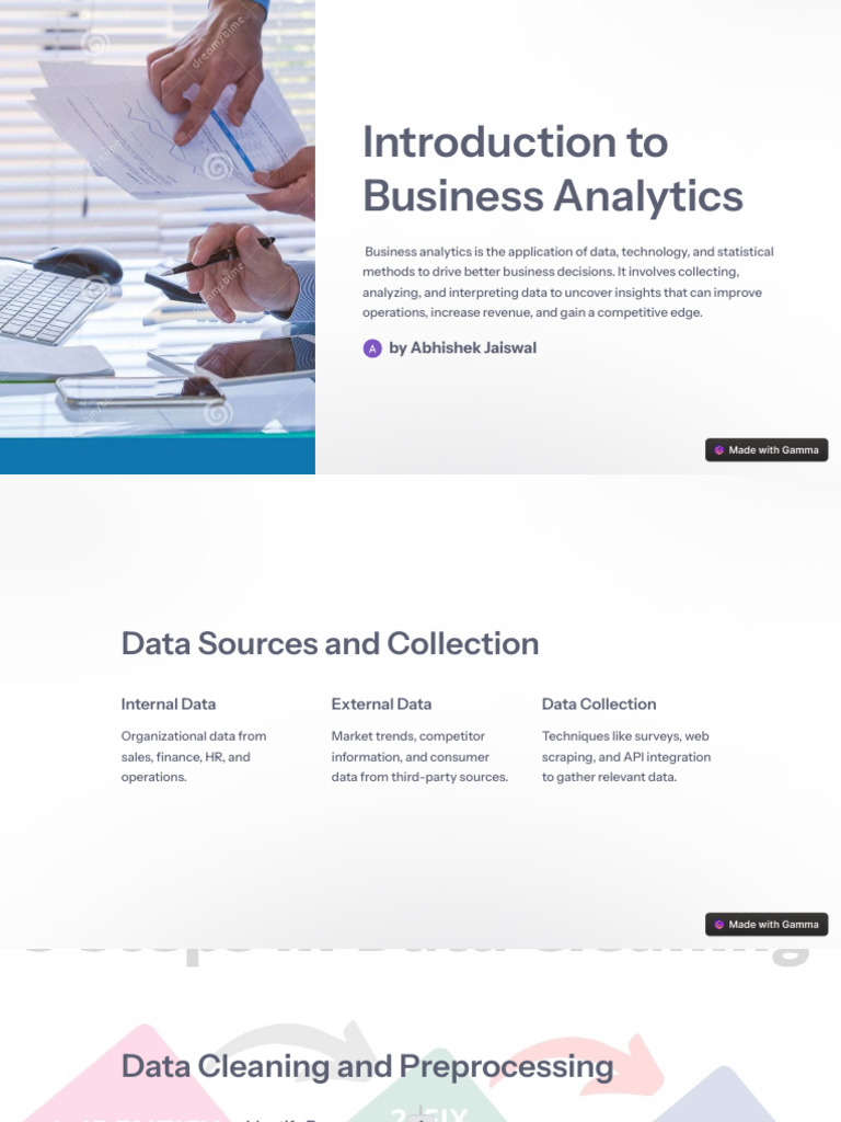 Business Analytics: Key Concepts & Techniques | PDF | Data Analysis ...
