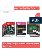 Topper Handwritten Notes: Register For