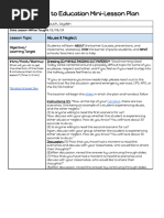 Abuse and Neglect Lesson Plan - MR