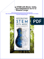 Integrating Stem With Music Units Lessons and Adaptations For K 12 Shawna Longo Full Chapter