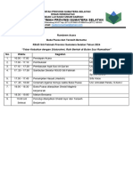 Rundown Acara Buka Bersama Dan Tarawih