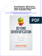 Beyond Diversification What Every Investor Needs To Know About Asset Allocation Sebastien Page Full Chapter