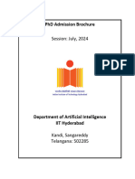 PHD AI Admission Brochure July 2024