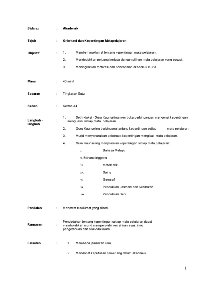 Modul Pembelajaran Tingkatan 1 | PDF | Karier & Perkembangan