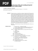 Fatigue Fract Eng Mat Struct - 2005 - ŁAGODA - Fatigue Life Calculation by Means of The Cycle Counting and Spectral Methods