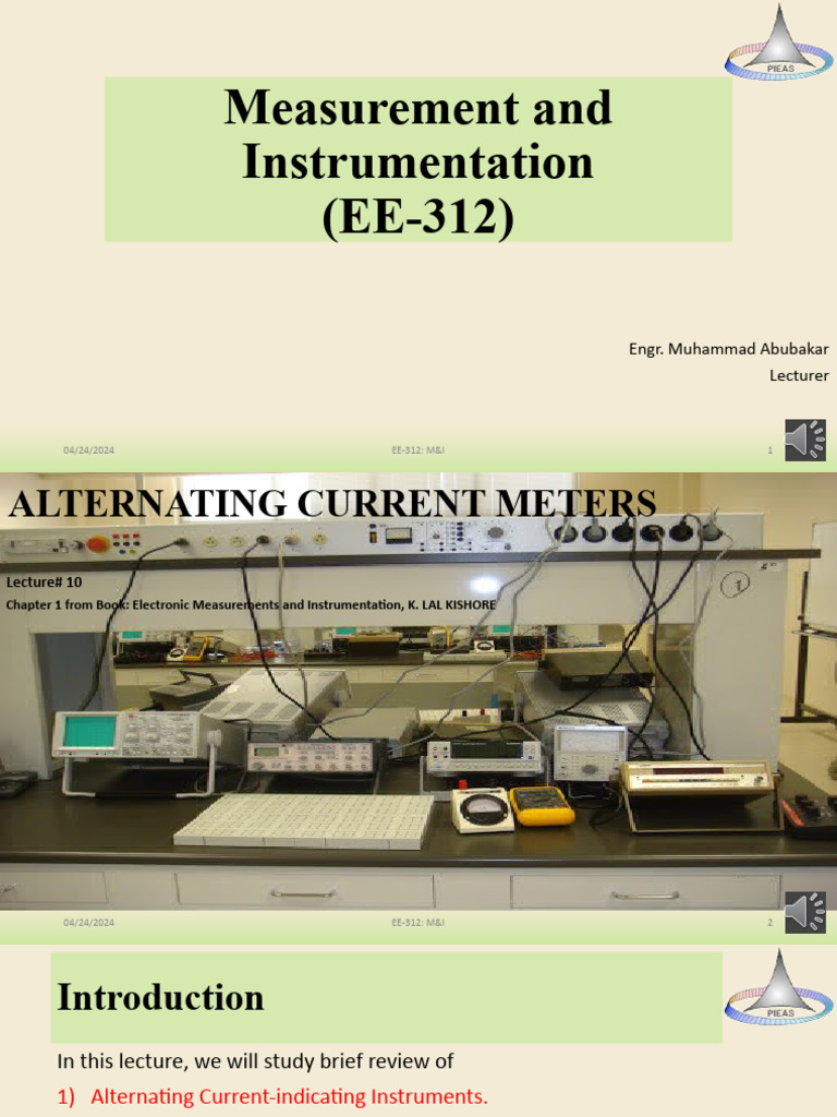 AC Measurement Instruments Overview | PDF | Materials Science ...