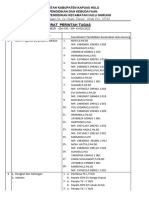 Surat Perintah Tugas Kordik