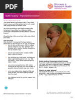 Fortifying Breast Milk with Formula | PDF | Teaspoon | Milk