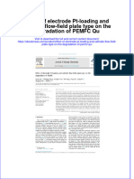 Effect of Electrode PT Loading and Cathode Flow Field Plate Type On The Degradation of Pemfc Qu Full Chapter