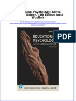Educational Psychology Active Learning Edition 15Th Edition Anita Woolfolk Full Chapter