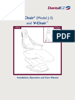 DentalEZ J-V Generation Chair - User and Maintenance Manual (2002)