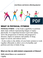 Skill Related Physical Fitness and Factors Affecting Physical Fitness