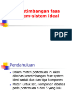 Kesetimbangan Fase SIstem2 Ideal