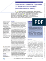 Collaborative Care Model For Depression in Rural N-1