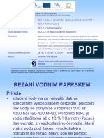 06 - Řezání Vodním Paprskem - Část1