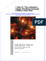 The Blitz 1940 41 The Luftwaffes Biggest Strategic Bombing Campaign 1St Edition Julian Hale Full Download Chapter