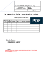 Procédure - Prévention de La Contamination Croisée