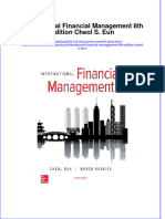 International Financial Management 8Th Edition Cheol S Eun Full Chapter