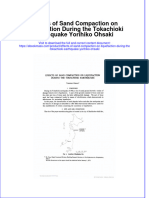 Effects of Sand Compaction On Liquefaction During The Tokachioki Earthquake Yorihiko Ohsaki Full Chapter