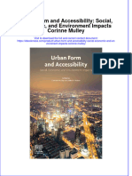 Urban Form and Accessibility Social Economic and Environment Impacts Corinne Mulley Ebook Full Chapter