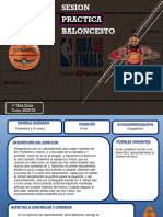 Sesion Practica Baloncesto