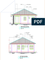 Right Side Elevation: SCALE: 1:100M