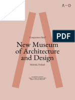 Competition Brief - New Museum of Architecture and Design, Helsinki Finland