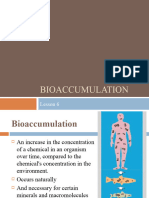 Bioaccumulation: Lesson 6