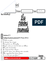 Les Pronoms Personnels CE1