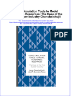 Using Simulation Tools To Model Renewable Resources The Case of The Thai Rubber Industry Chanchaichujit Ebook Full Chapter