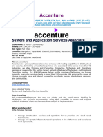 Job Opportunity - Accenture - BBA - Batch 2023 & 2024