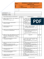 KPS-HSES-FR-SF-070 Form WORKING AT HEIGHT CHECKLIST - Terjemah