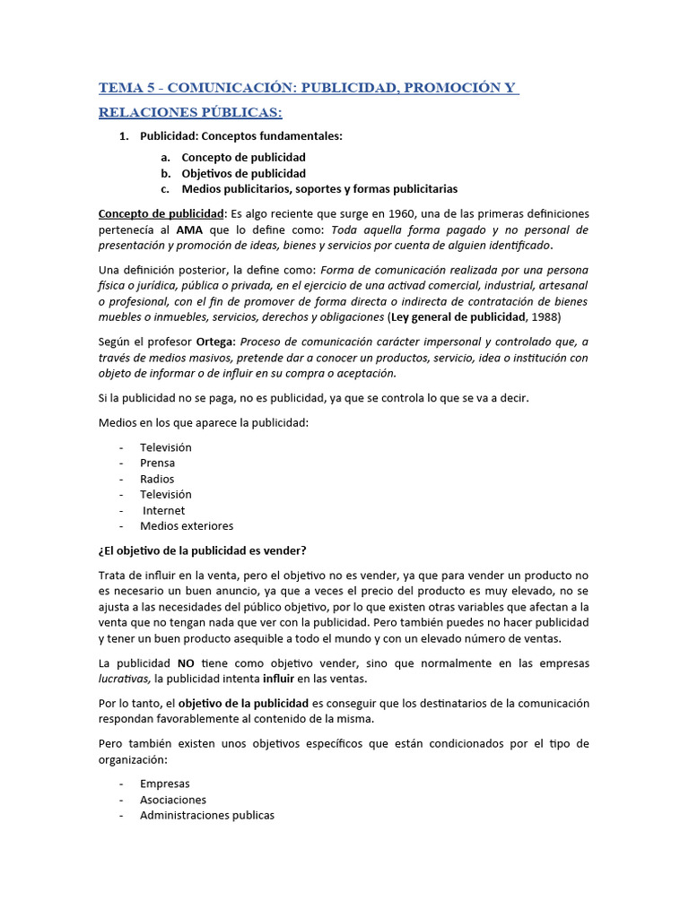 Tema 5 descargar gratis pdf publicidad marca
