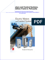 Electric Motors and Control Systems Second Edition Frank D Petruzella Full Chapter