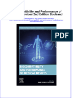 Biocompatibility and Performance of Medical Devices 2Nd Edition Boutrand Full Chapter