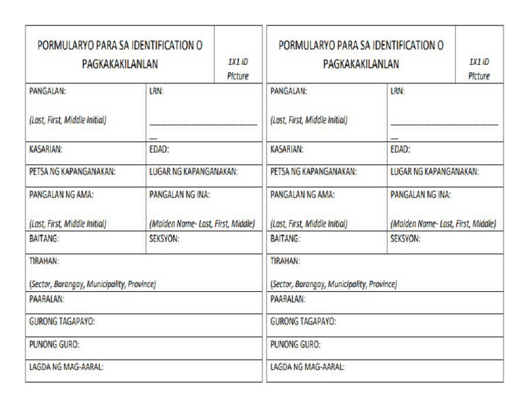 Fil Form | PDF