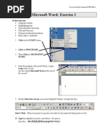 Download Word Exercise 1 -Typing and Editing by api-3842608 SN7261754 doc pdf
