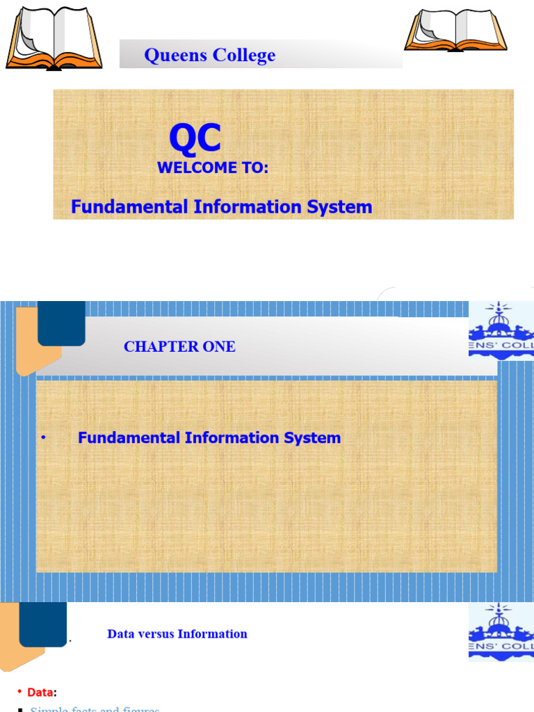 Fundamental Information Systems Overview | PDF | System | Information ...