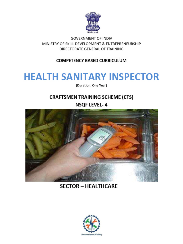 Health Sanitary Inspector Course Overview | PDF | Water Pollution | Water