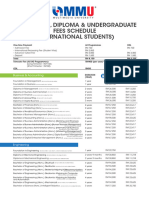 MMU Ug Fee Structure International