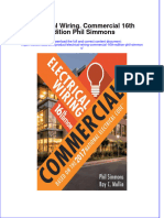 Electrical Wiring Commercial 16Th Edition Phil Simmons Full Chapter