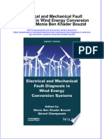 Electrical And Mechanical Fault Diagnosis In Wind Energy Conversion Systems Monia Ben Khader Bouzid full chapter